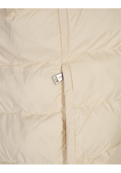 Gilet Imbottito Trapuntato Bianco Con Pony Blu RALPH LAUREN | 211-940998003